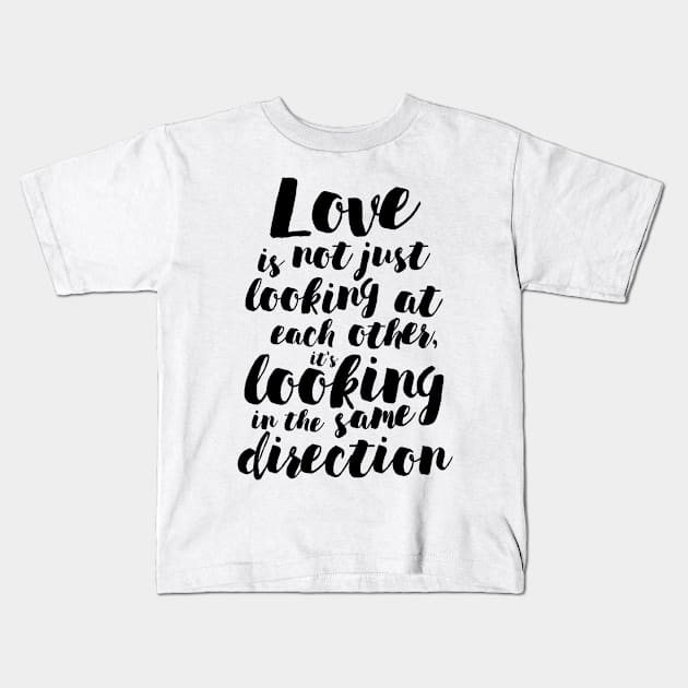 Looking at love Kids T-Shirt by whatafabday